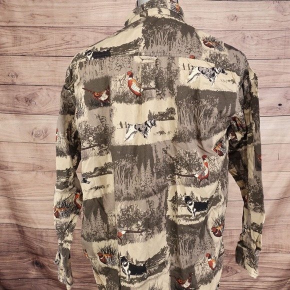 FIELD TESTED BY OUTDOOR LIFE NATURE HUNTING WILDERNESS BUTTON UP SHIRT MENS M - Picture 4 of 7
